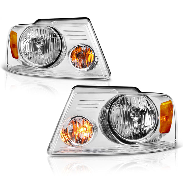 2004-2008 Ford F-150 Chrome Headlight