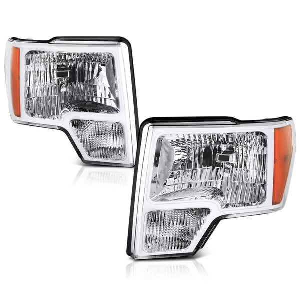 2009-2014 Ford F-150 Chrome Headlight
