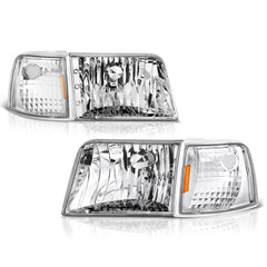 1993-1997 Ford Ranger Chrome Headlight