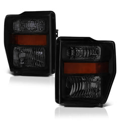 2008-2010 Ford F-250 | F-350 | F-450 | F-550 Superduty Sinister Black Headlight