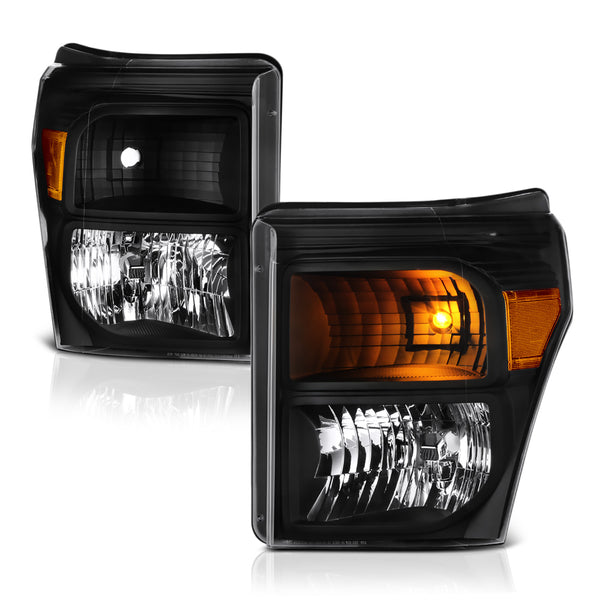2011-2016 Ford F-250 | F-350 | F-450 Superduty Black Headlight