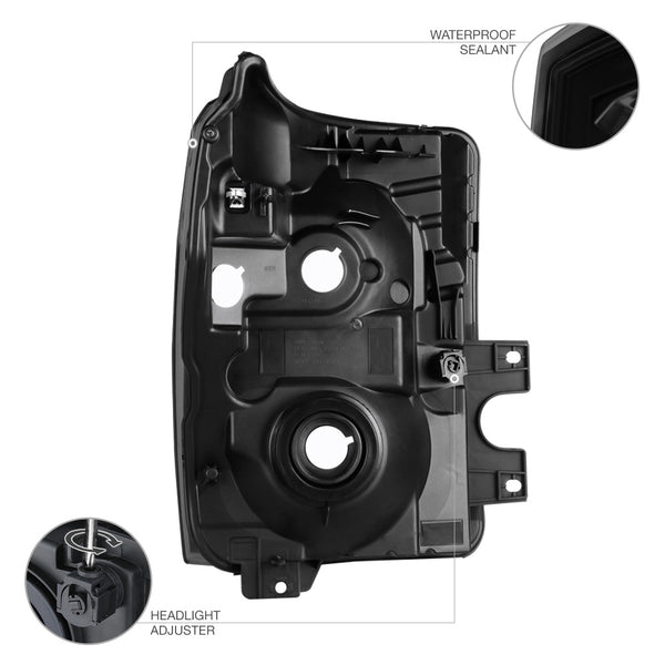 2011-2016 Ford F-250 | F-350 | F-450 Superduty Sinister Black Headlight