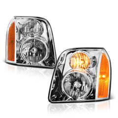 2007-2014 GMC Yukon Chrome Headlight