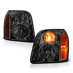 2007-2014 GMC Yukon Smoked Headlight