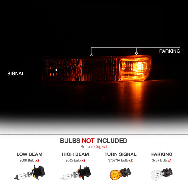 1999-2006 GMC Sierra 1500 | 2500 | 3500 Chrome Headlight
