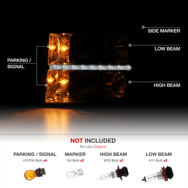 Sterling Chrome Head Light