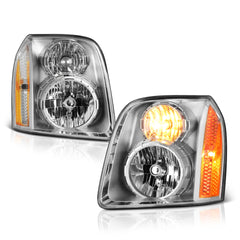 2007-2014 GMC Yukon Chrome Headlight
