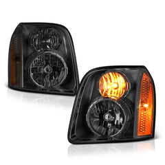2007-2014 GMC Yukon Smoked Headlight