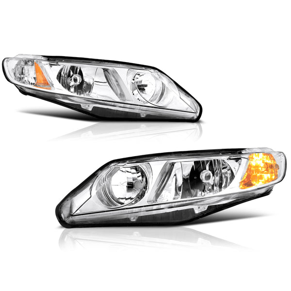 2006-2011 Honda Civic Chrome Headlight