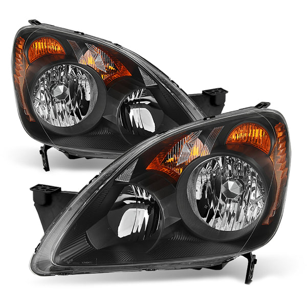 2005-2006 Honda CR-V Black Headlight