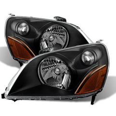 2003-2005 Honda Pilot Black Headlight