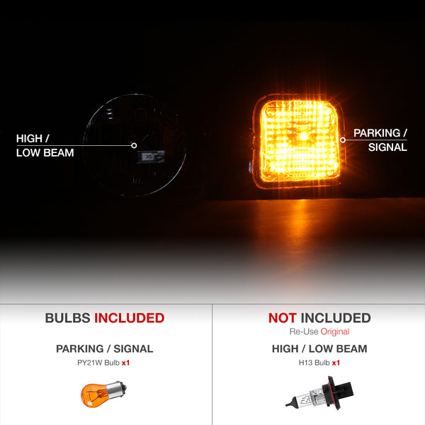 2006-2010 Hummer H3 Factory Style Headlight