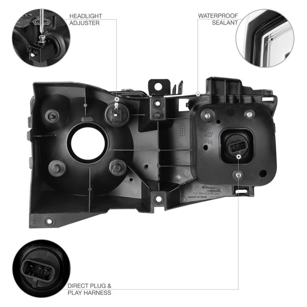 2006-2010 Hummer H3 Factory Style Headlight