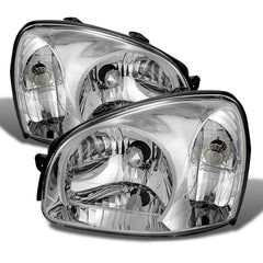 2003-2006 Hyundai Santa Fe Chrome Headlight