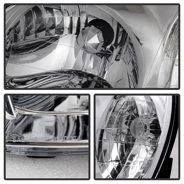 2003-2006 Hyundai Santa Fe Chrome Headlight