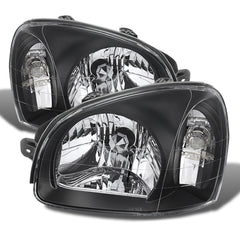 2003-2006 Hyundai Santa Fe Black Headlight