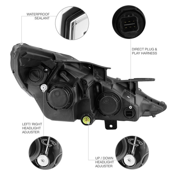 2011-2014 Hyundai Sonata Factory Style Headlight