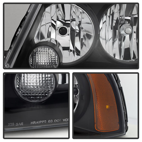 2003-2006 Lincoln Navigator Black Headlight