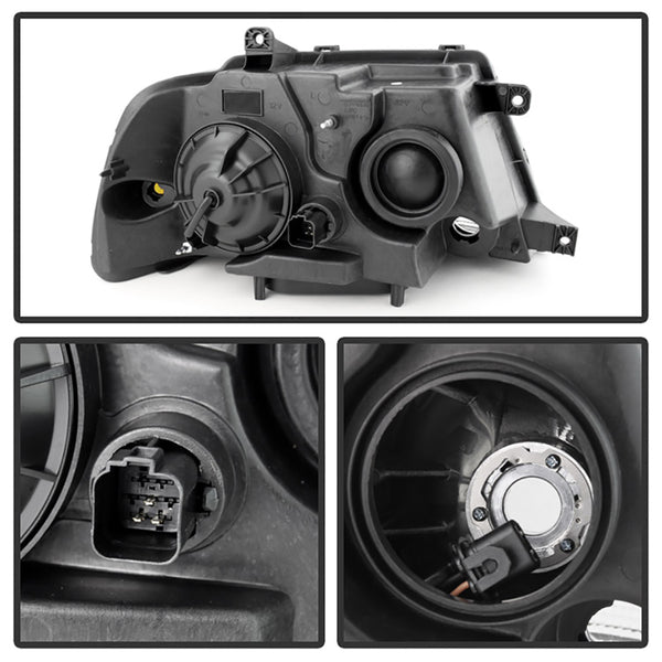 2003-2006 Lincoln Navigator Black Headlight