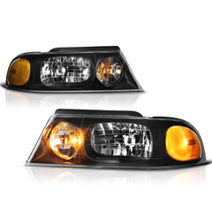 1998-2002 Lincoln Navigator Black Headlight