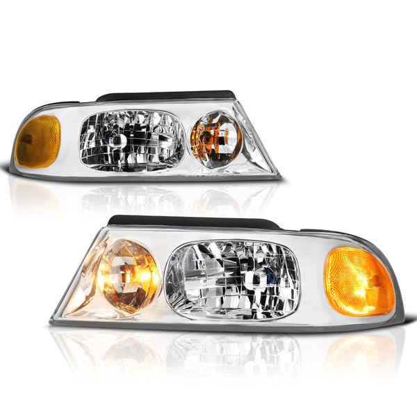 1998-2002 Lincoln Navigator Chrome Headlight
