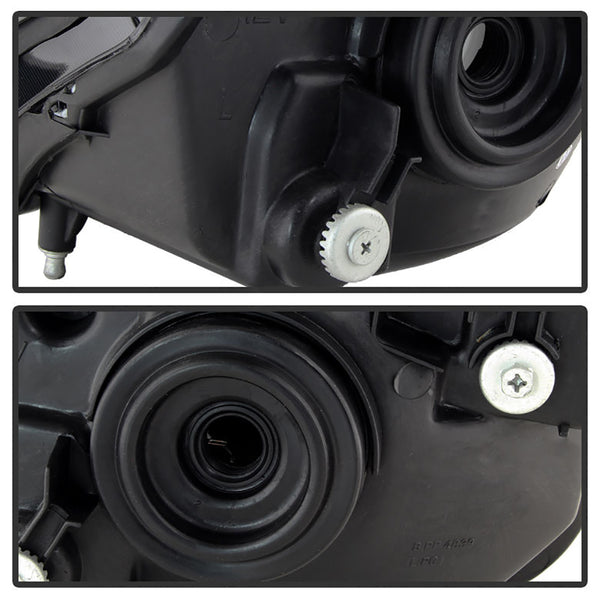2000-2005 Mitsubishi Eclipse Sinister Black Headlight