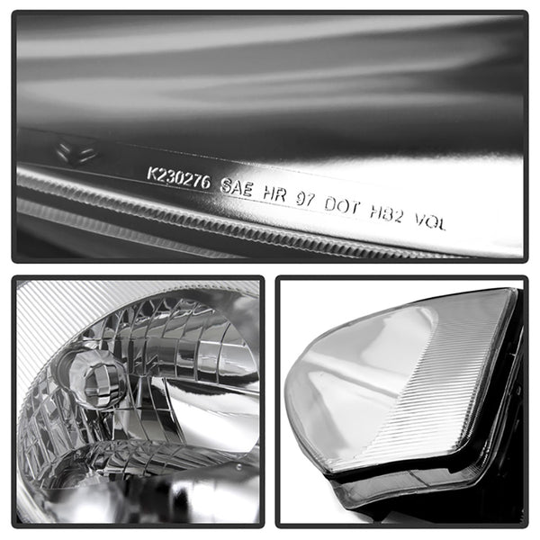 2000-2005 Mitsubishi Eclipse Chrome Headlight