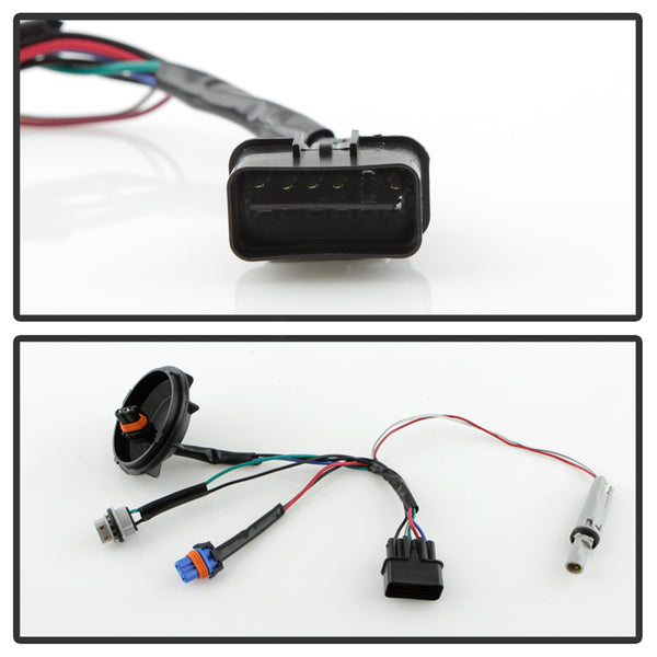 2008-2017 Mitsubishi Lancer Sinister Black Headlight