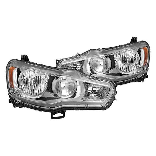 2008-2017 Mitsubishi Lancer Chrome Headlight