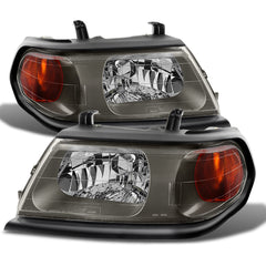 2000-2004 Mitsubishi Montero Sport Black Headlight