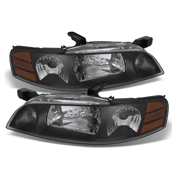 2000-2001 Nissan Altima Black Headlight