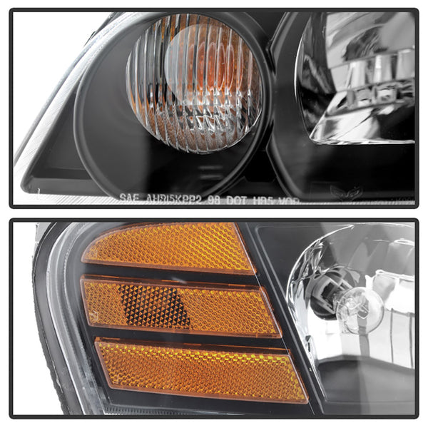 2000-2001 Nissan Altima Black Headlight