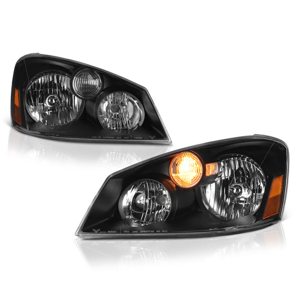 2005-2006 Nissan Altima Black Headlight