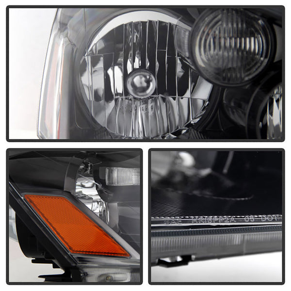 2005-2006 Nissan Altima Black Headlight