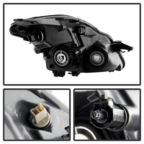 2007-2009 Nissan Altima Sinister Black Headlight