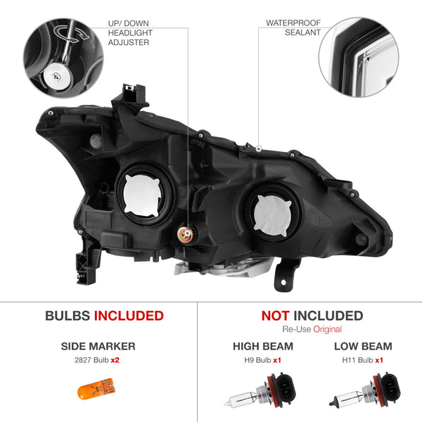 2013-2015 Nissan Altima Factory Style Headlight