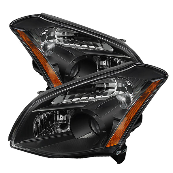 2007-2008 Nissan Maxima Black Headlight