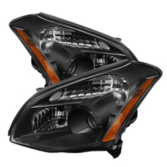 2007-2008 Nissan Maxima Black Headlight