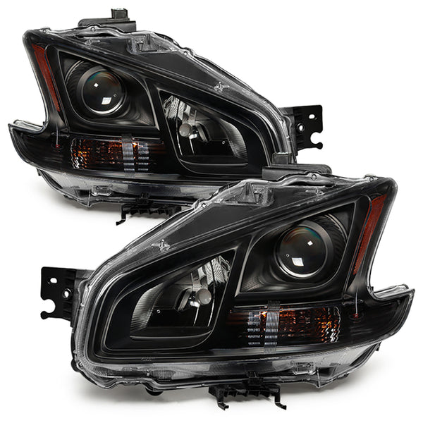 2009-2013 Nissan Maxima Black Headlight