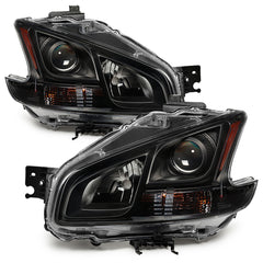 2009-2013 Nissan Maxima Black Headlight