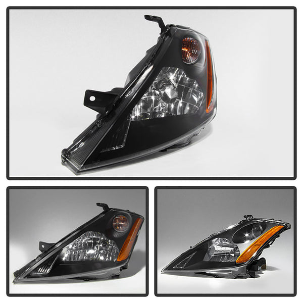 2003-2007 Nissan Murano Black Headlight