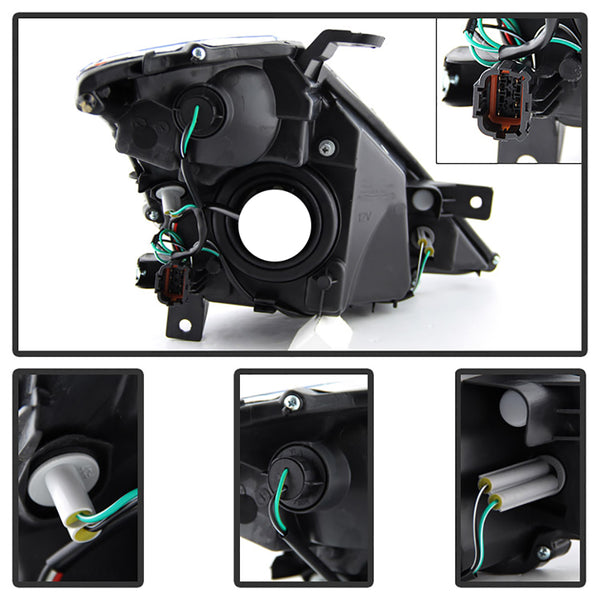 2003-2007 Nissan Murano Black Headlight