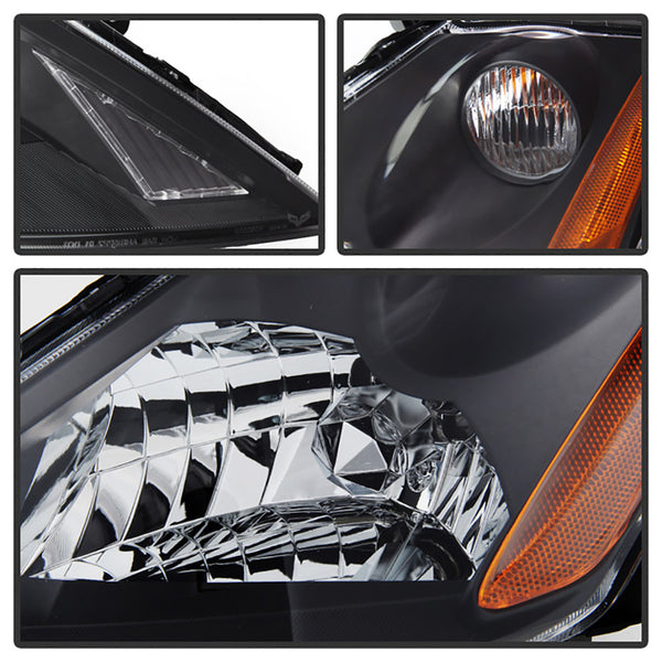 2003-2007 Nissan Murano Black Headlight