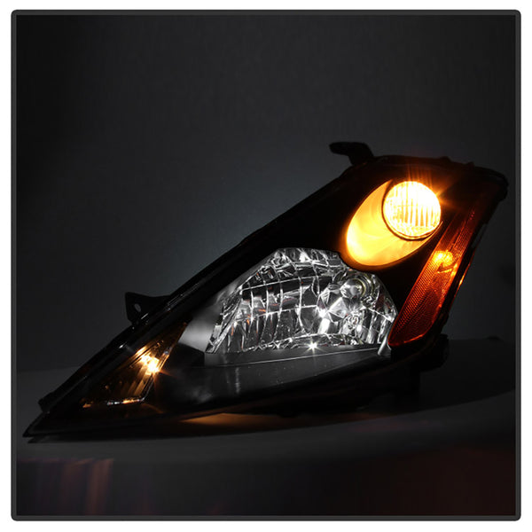 2003-2007 Nissan Murano Black Headlight