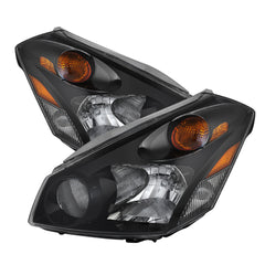 2004-2009 Nissan Quest Black Headlight