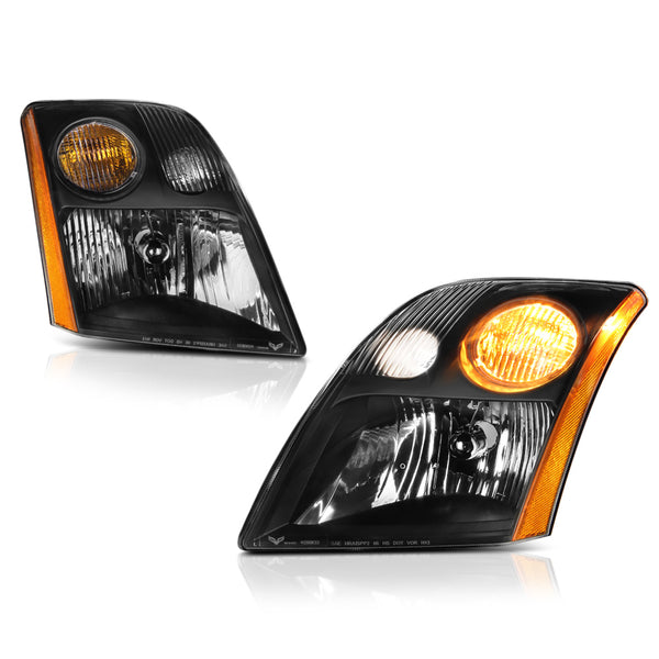 2007-2009 Nissan Sentra Black Headlight