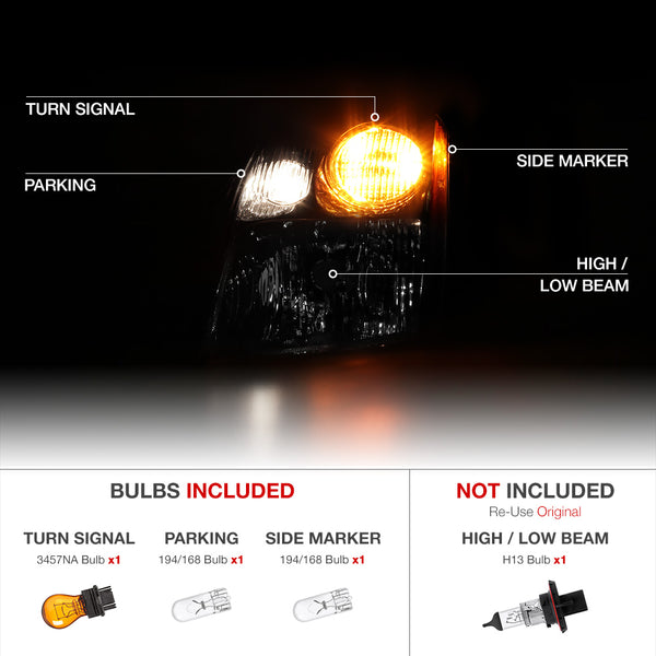 2007-2009 Nissan Sentra Factory Style Headlight