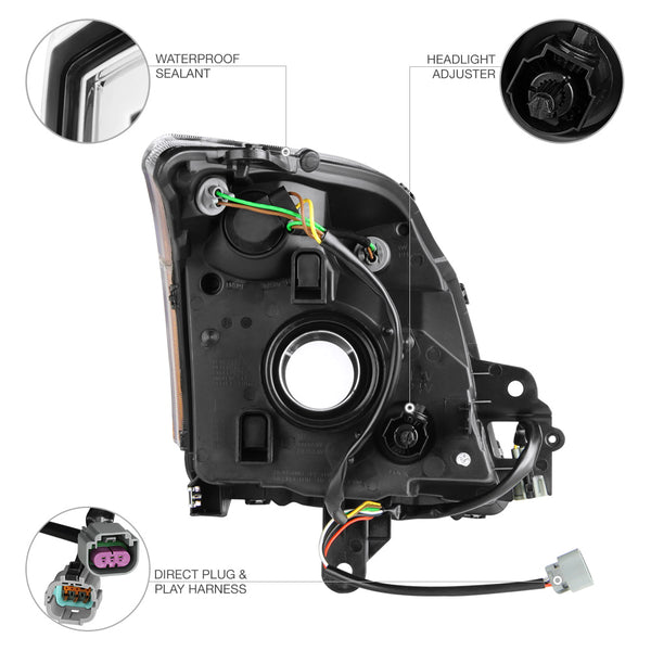 2007-2009 Nissan Sentra Factory Style Headlight