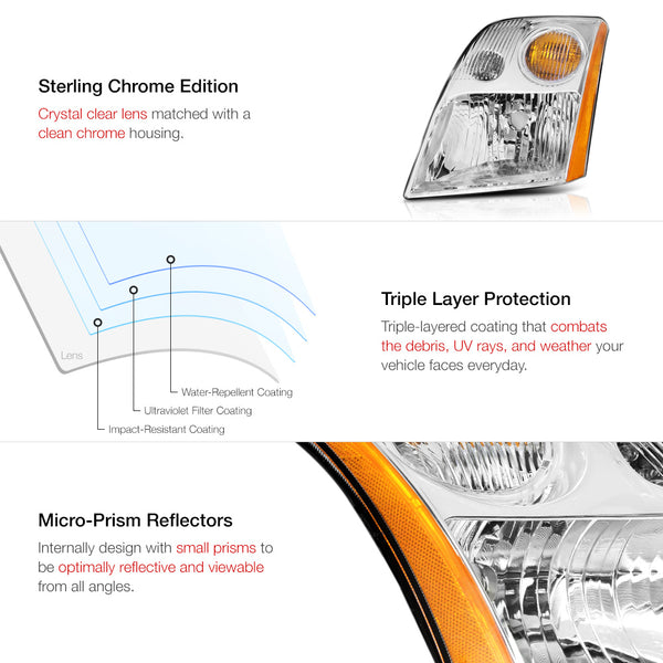 2007-2009 Nissan Sentra Factory Style Headlight