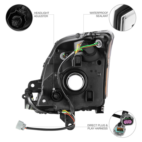 2007-2009 Nissan Sentra Factory Style Headlight